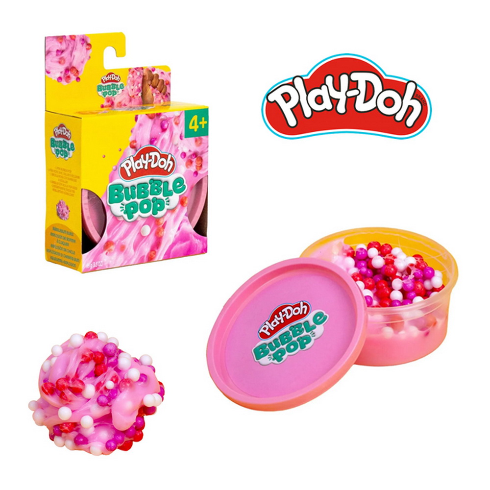 PLAY-DOH MASA BUBBLE POP COLOR PINK
