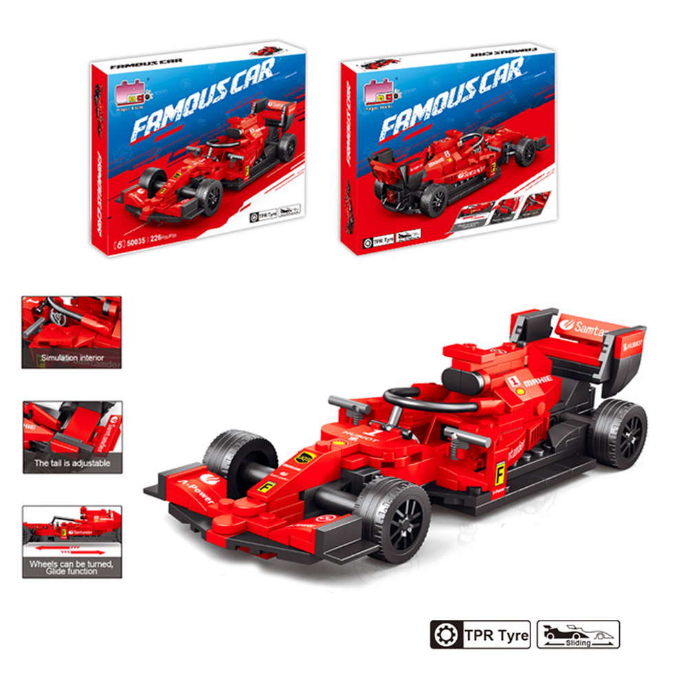 BLOQUES CONSTRUCCION  AUTO CARRERA  F1 