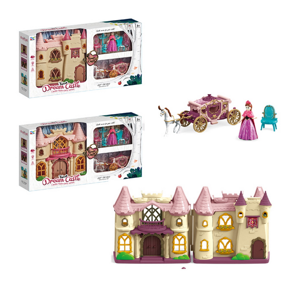 CASTILLO PRINCESA CON CARRUAJE