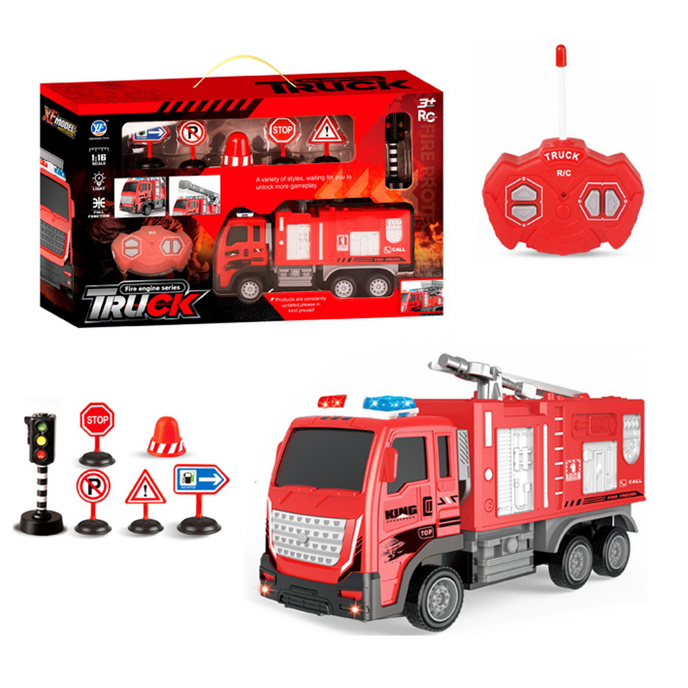 CAMION BOMBEROS RADIO CONTROL Y ACCES.