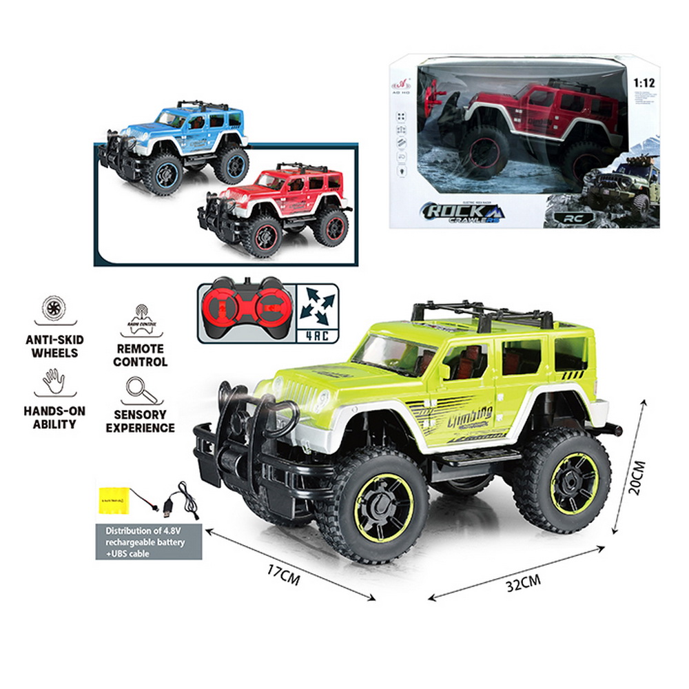 JEEP TODO TERRENO RADIO CONTROL RECARGABLE