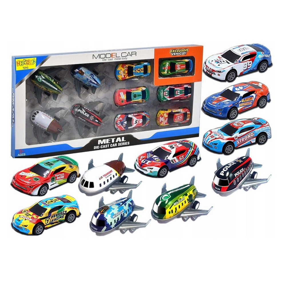 SET 10 VEHICULOS Y AVIONES