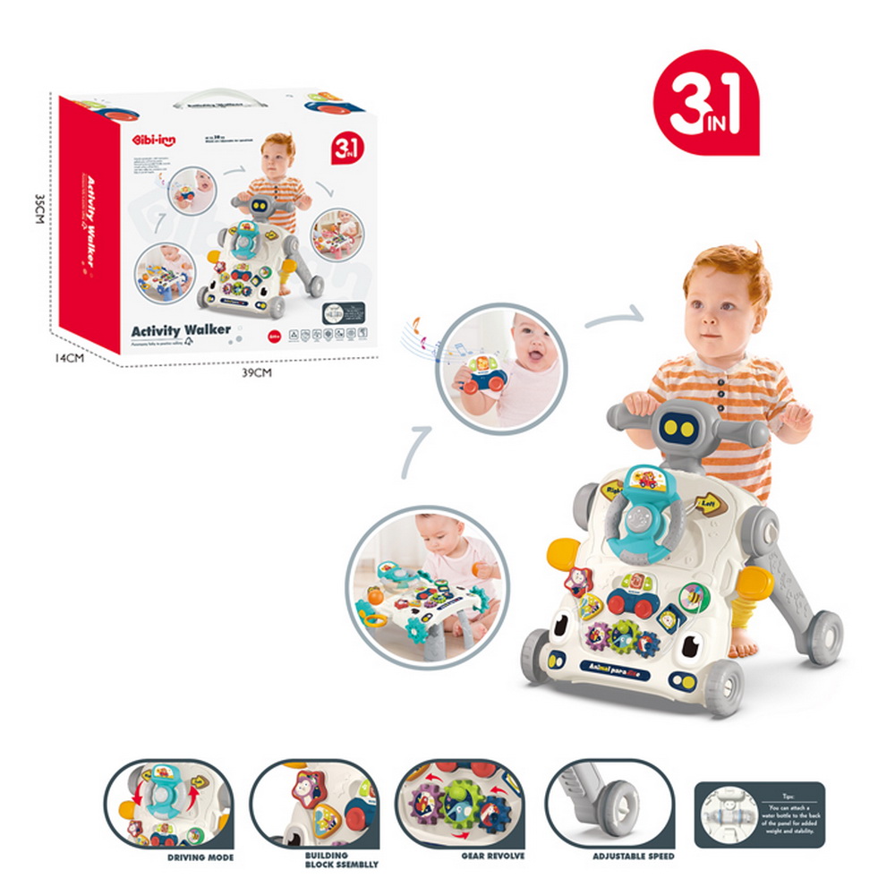 ANDADOR CAMINADOR ROBOT CON MESA 2 EN 1