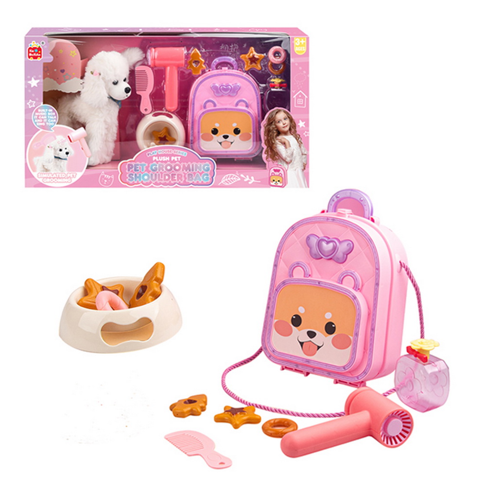 PELUCHE CON CARTERA Y ACCESORIOS