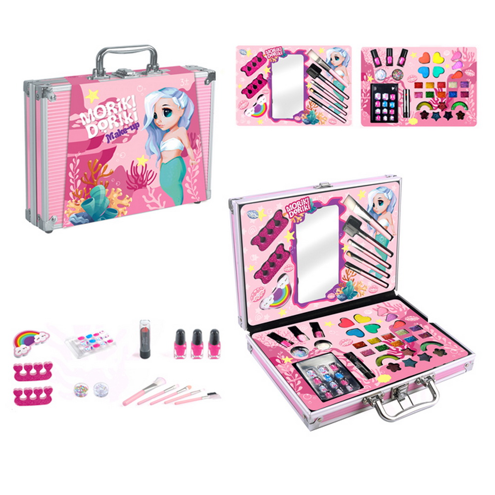 MALETITA SIRENA MAQUILLAJE PINK 