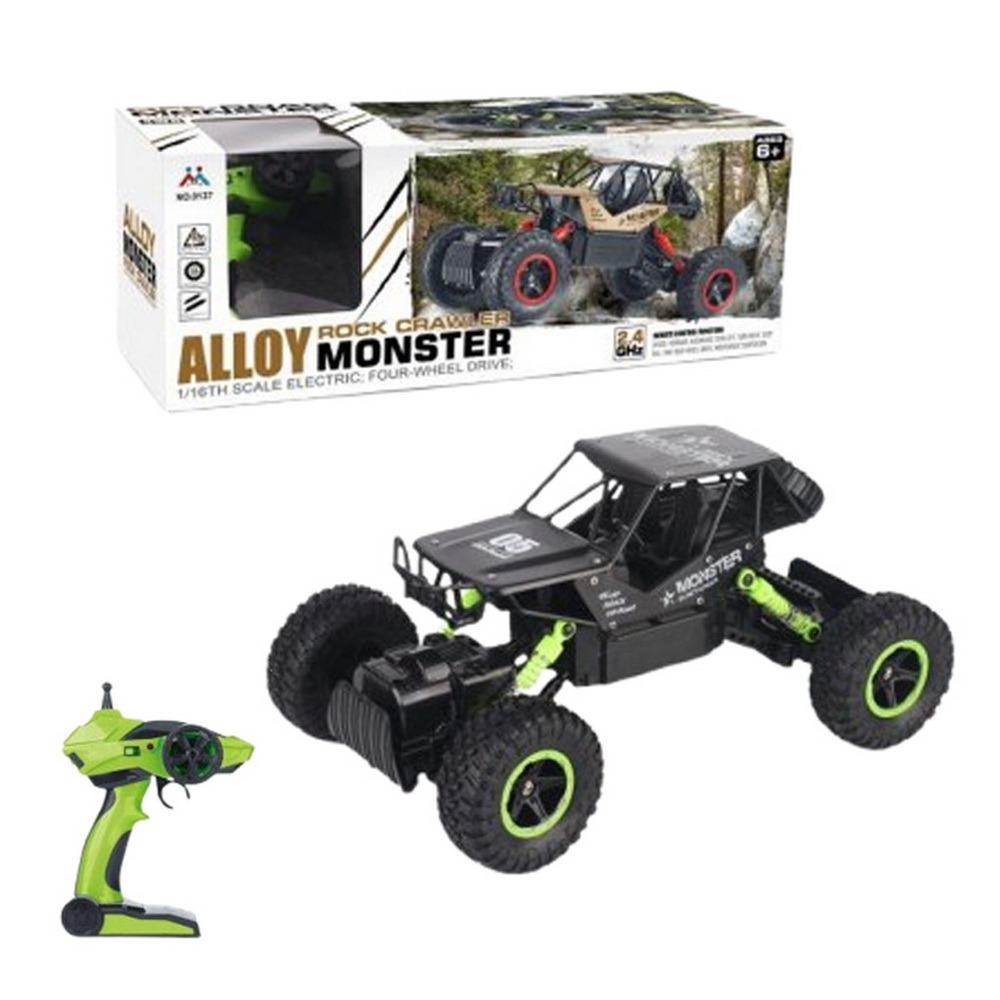 JEEP MONSTER 4X4 RADIO CONTROL PILAS RECARGABLE