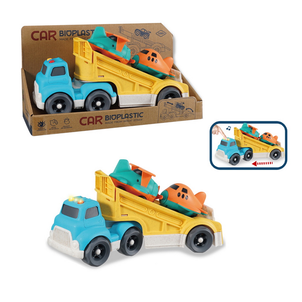 CAMION TRANSPORTA AVIONES BIOPLASTIC