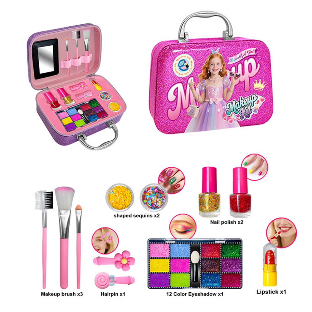 MALETA SET MAQUILLAJE (FUCSIA)