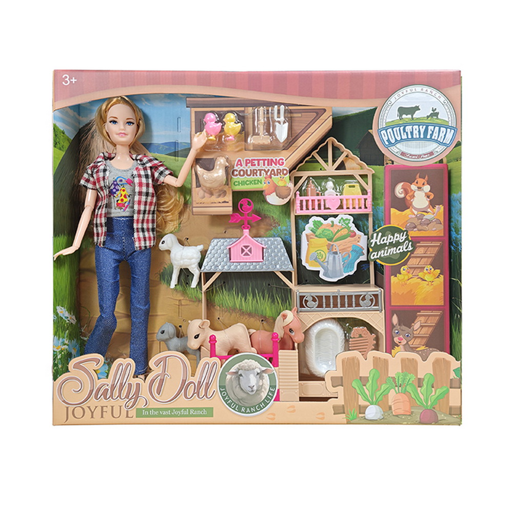 MUÑECA TIPO BARBIE GRANJERA