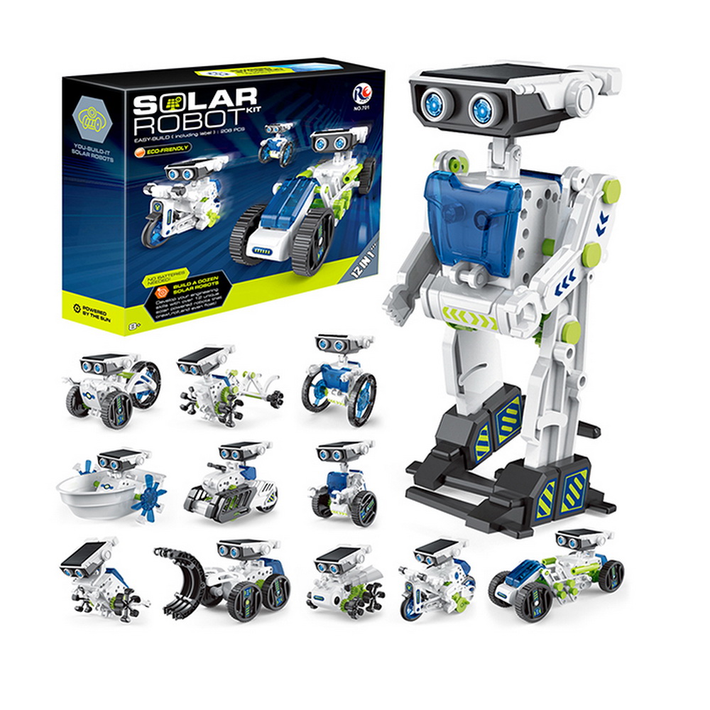 ROBOT SOLAR PARA ARMAR 208 PCS.