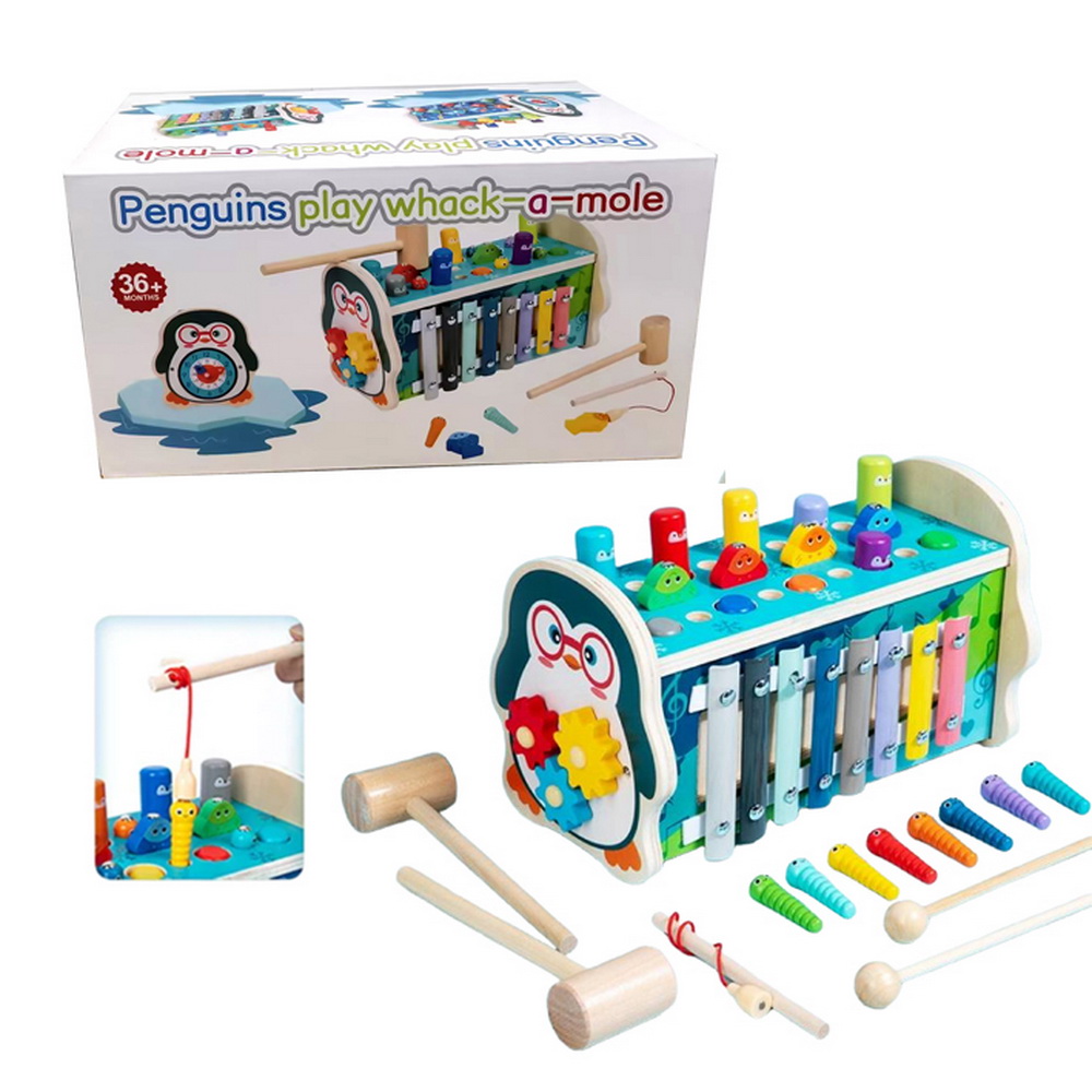 JUEGO MADERA XILOFONO Y ENCAJE