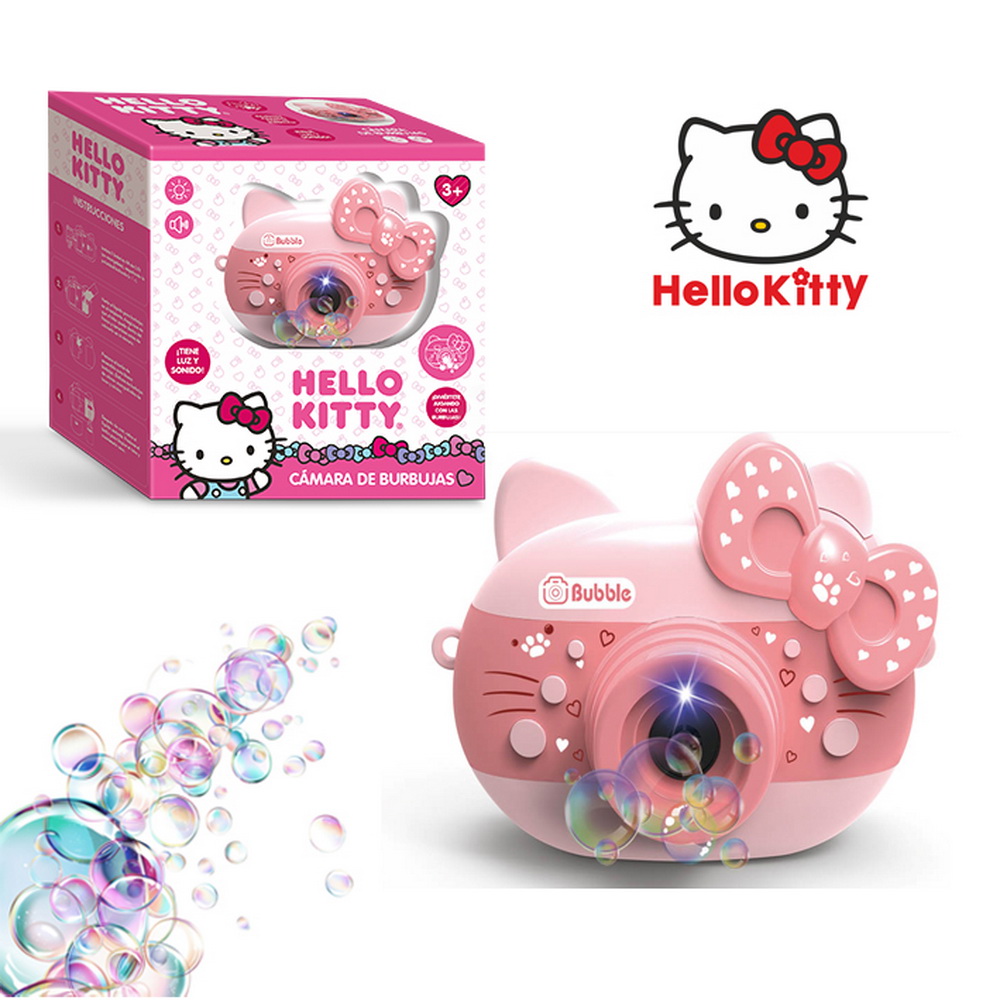 CAMARA BURBUJAS HELLO KITTY