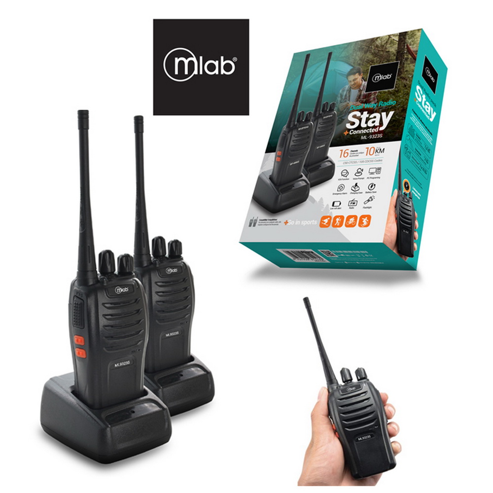 KIT 2 INTERCOMUNICADORES 16 CANALES  MLAB