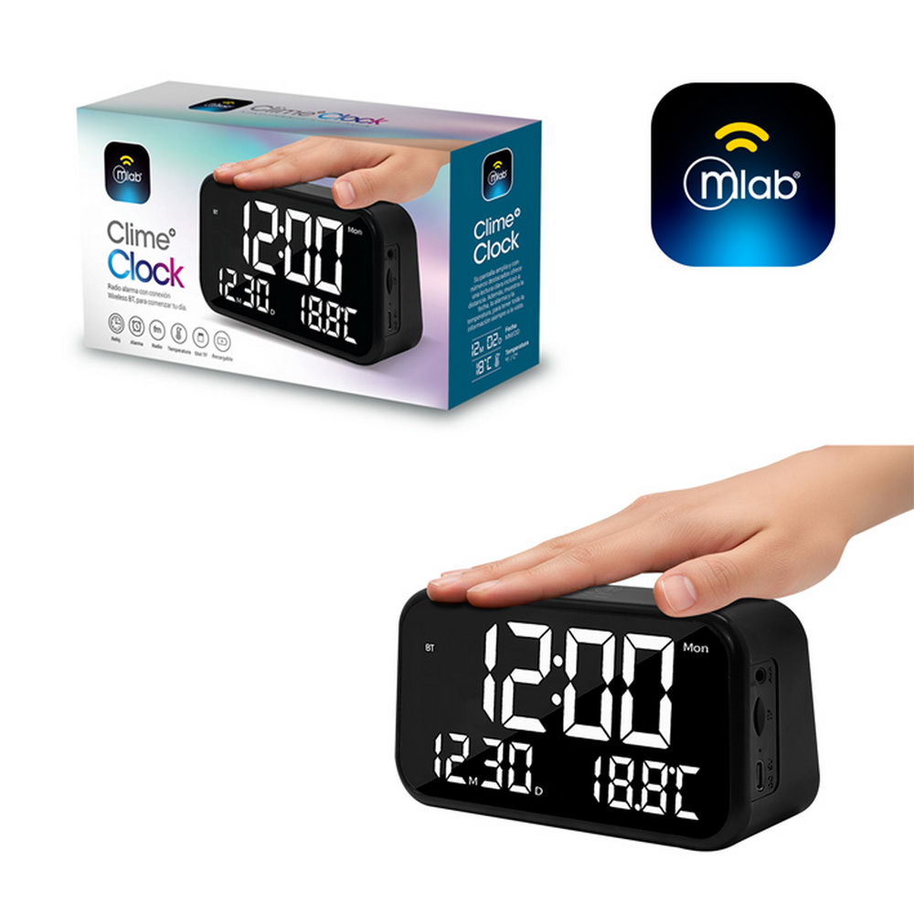 RADIO RELOJ DESPERTADOR MLAB